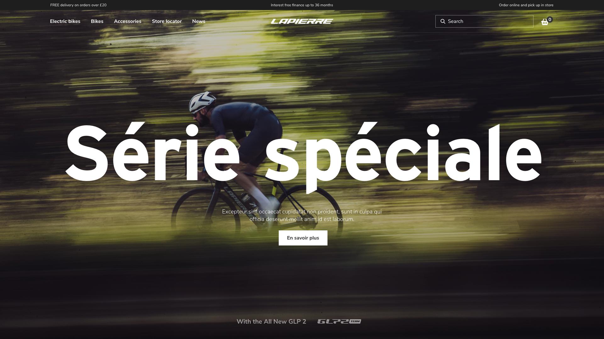 Lapierre homepage