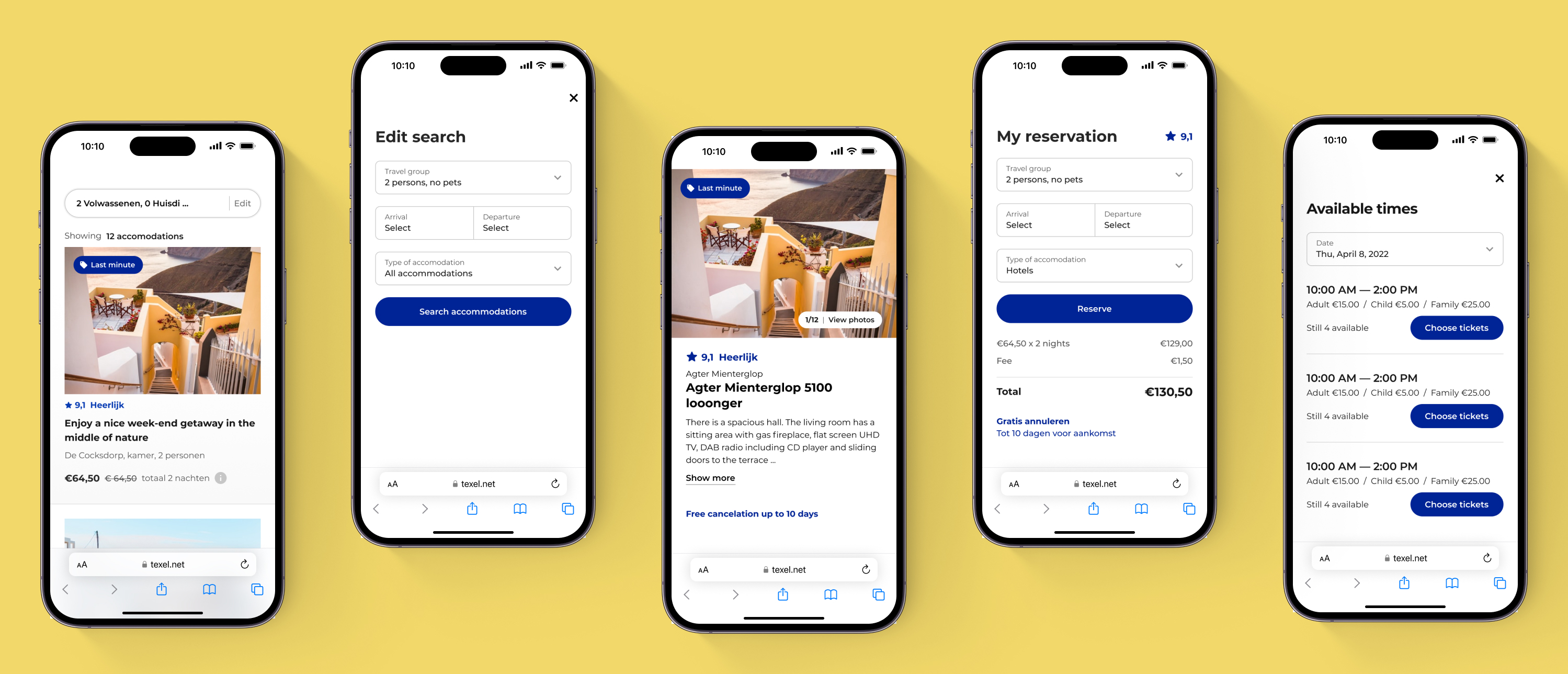 Travelbase search hit flow
